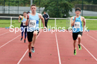 Mens and Boys 100 metres, 2021 North Eastern Track and Field Champs., Middesbrough. Photo: David T. Hewitson/Sports for All Pics